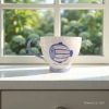 Taza de té de cerámica blanca con patrón de pescado azul en relieve tetera de porcelana blanca sebo de jade tetera grande jianxian taza Specification image